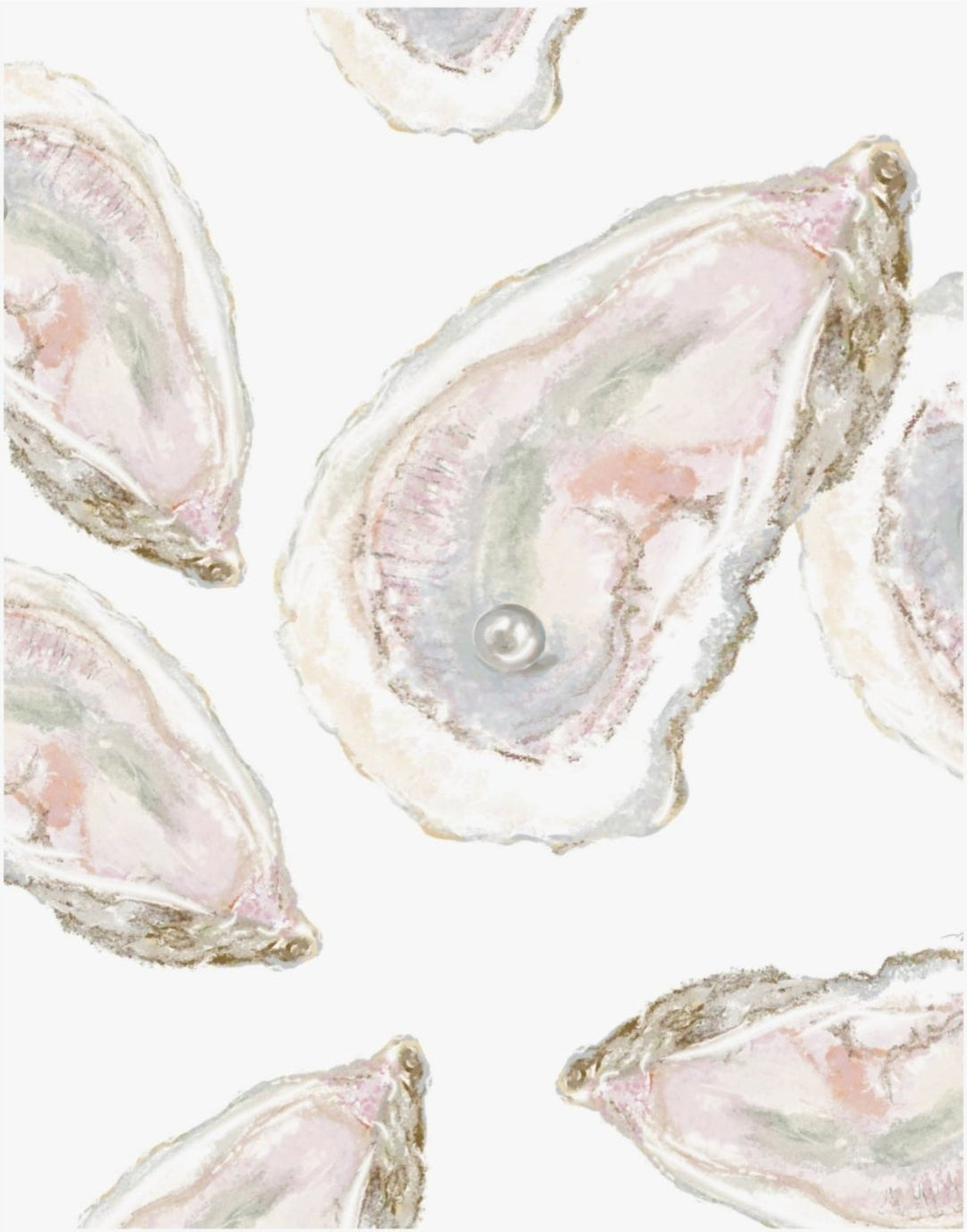 MULTIPLE OYSTER - Art Print