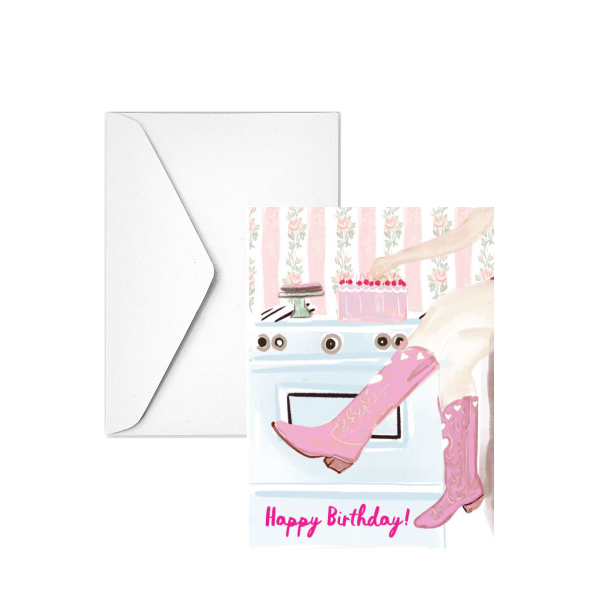 HAPPY BIRTHDAY COWGIRL- Note Card