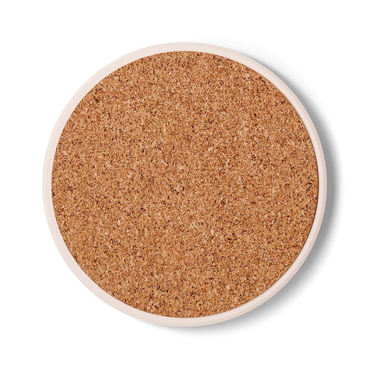 Rainbow Row Ceramic Coaster
