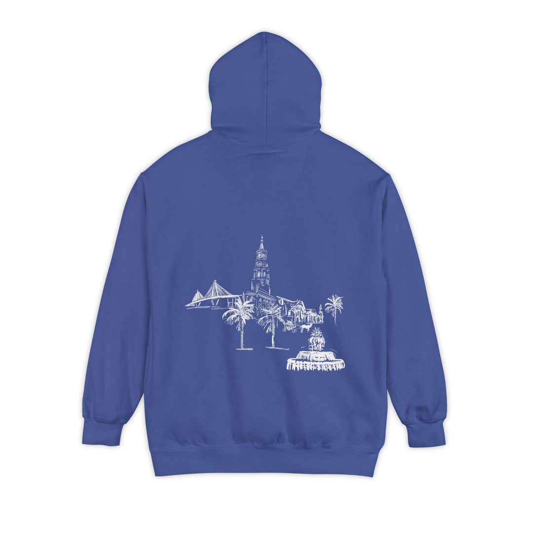 CHARLESTON SKYLINE - COMFORT COLORS HOODIE