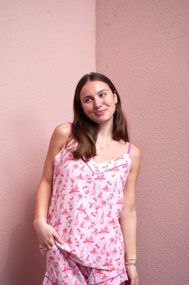CHARLESTON TOILE - SHORT SET PJS
