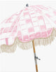 PINK BEACH UMBRELLA - Art Print