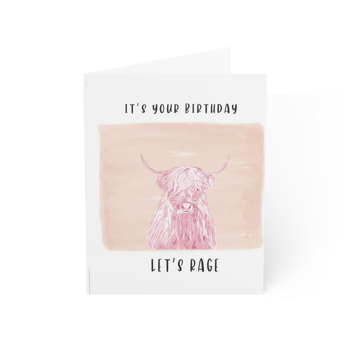 LET'S RAGE - Note Card