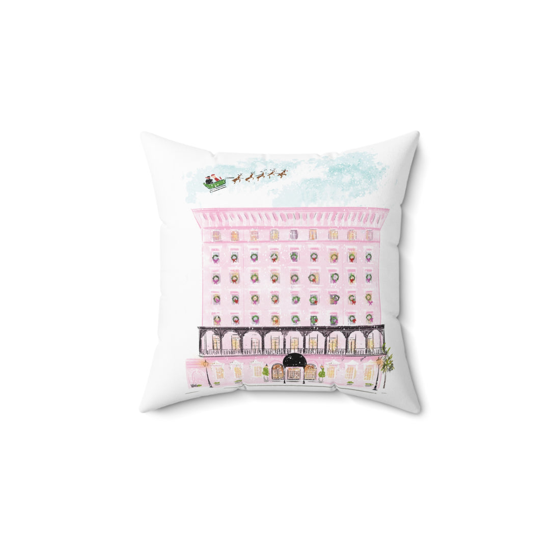 Mills House At Christmas-Pillow