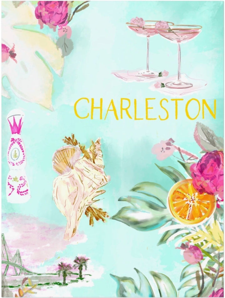 CHARLESTON POSTER - Art Print