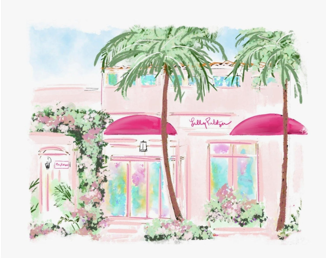LILLY PULITZER PALM BEACH - Art Print