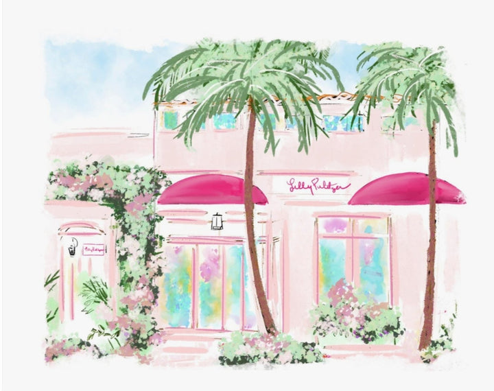LILLY PULITZER PALM BEACH - Art Print