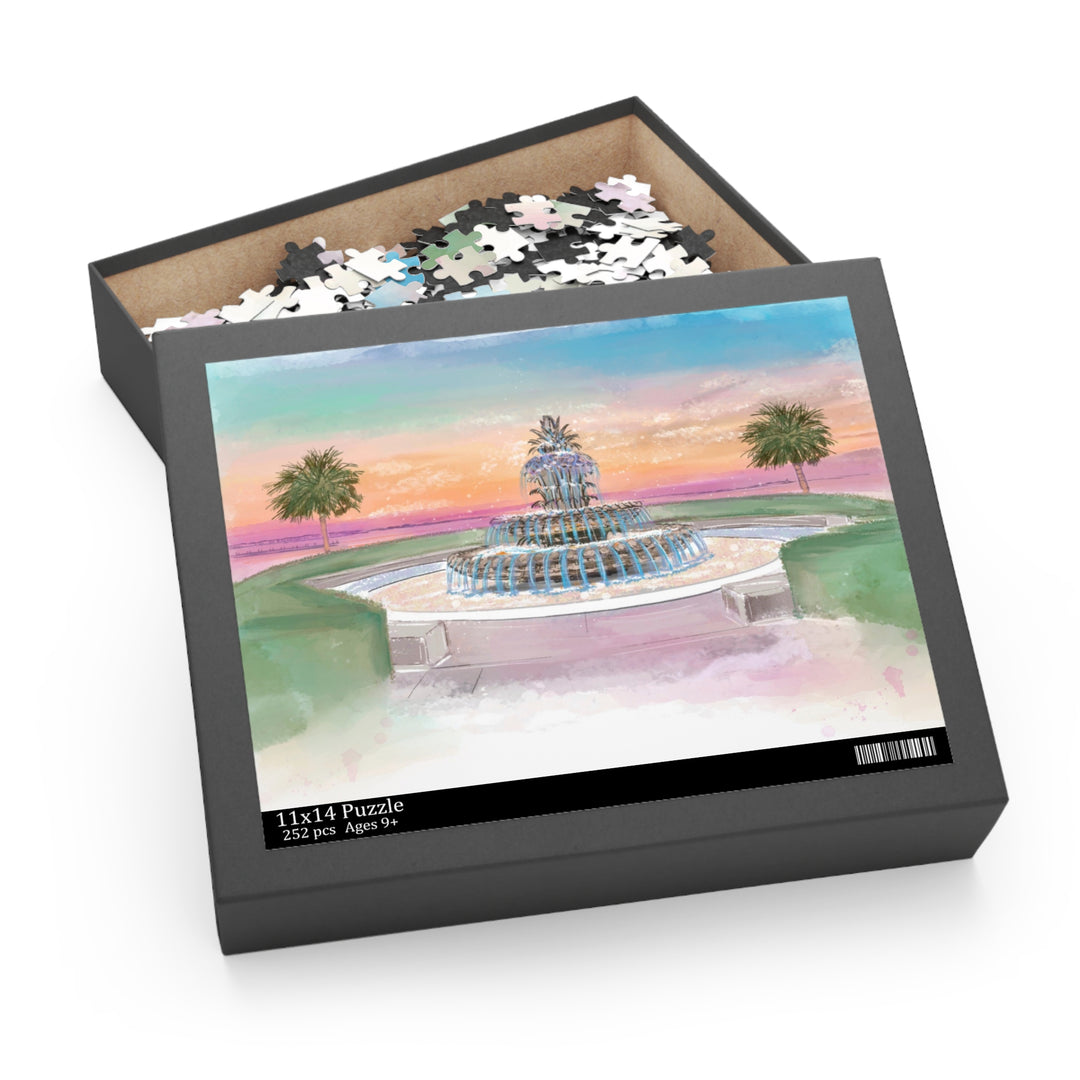 PINEAPPLE FOUNTAIN - Puzzle (120, 252, 500-Piece)