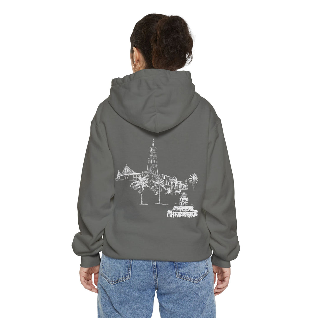 CHARLESTON SKYLINE - COMFORT COLORS HOODIE