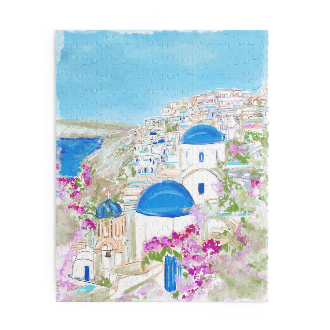 SANTORINI BLUES - Puzzle (120, 252, 500-Piece)