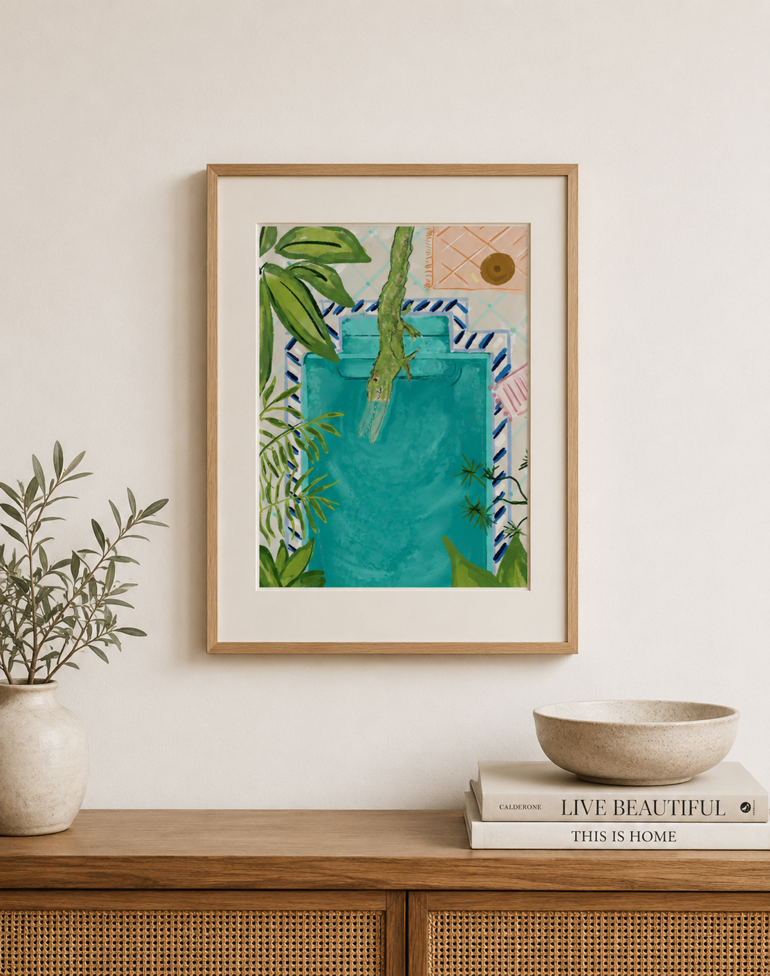 LATER GATOR - Art Print