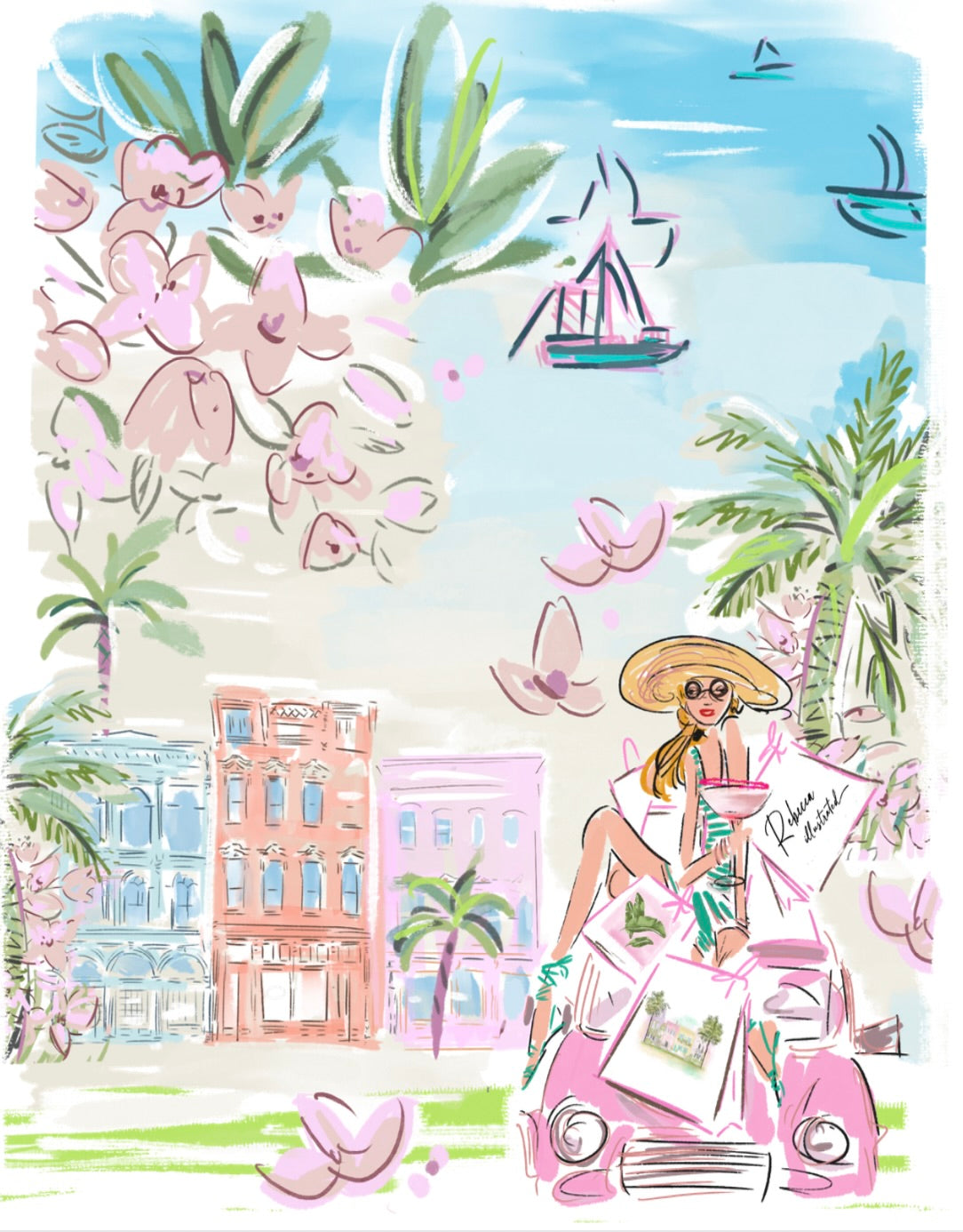 I <3 SHOPPING-Art Print