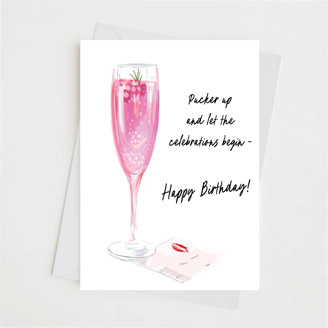 PUCKER UP - Note Card