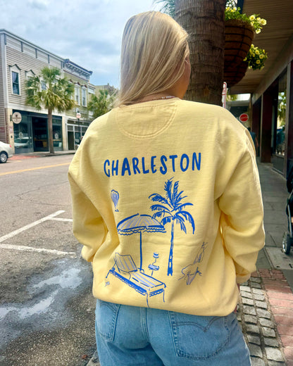 GREETING FROM CHARLESTON-Crewneck
