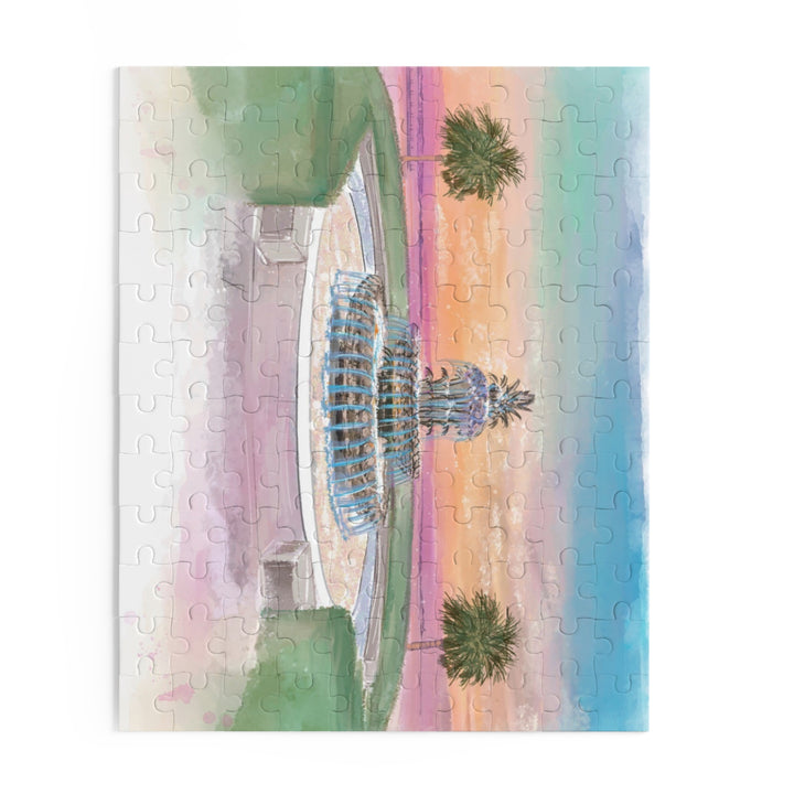 PINEAPPLE FOUNTAIN - Puzzle (120, 252, 500-Piece)