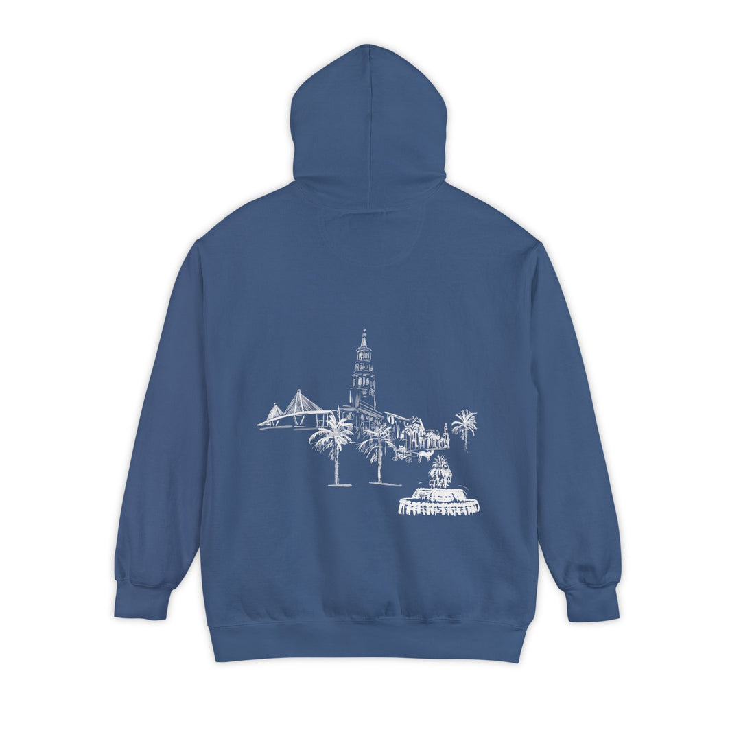 CHARLESTON SKYLINE - COMFORT COLORS HOODIE