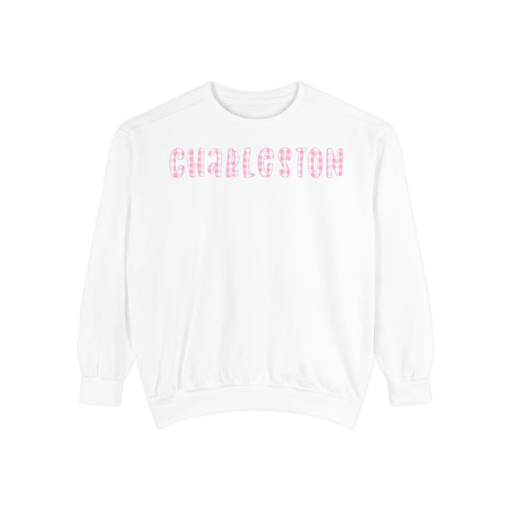 GINGHAM Sweatshirt Charleston Pink