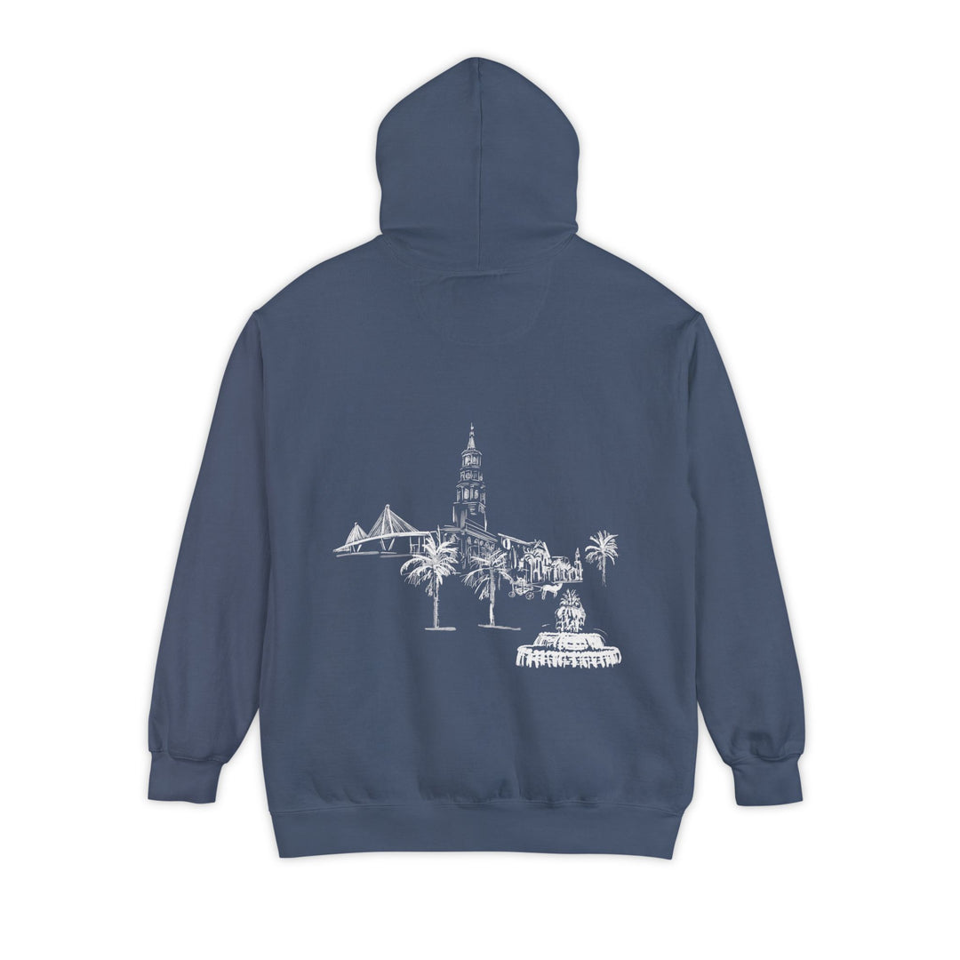 CHARLESTON SKYLINE - COMFORT COLORS HOODIE