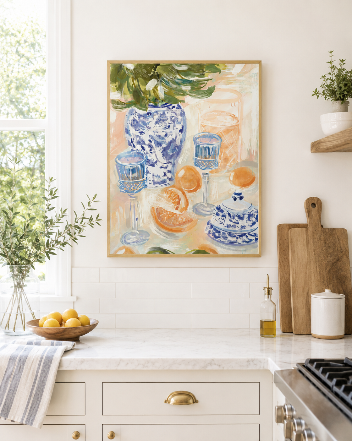 CHINOISORIE & CITRUS - Art Print