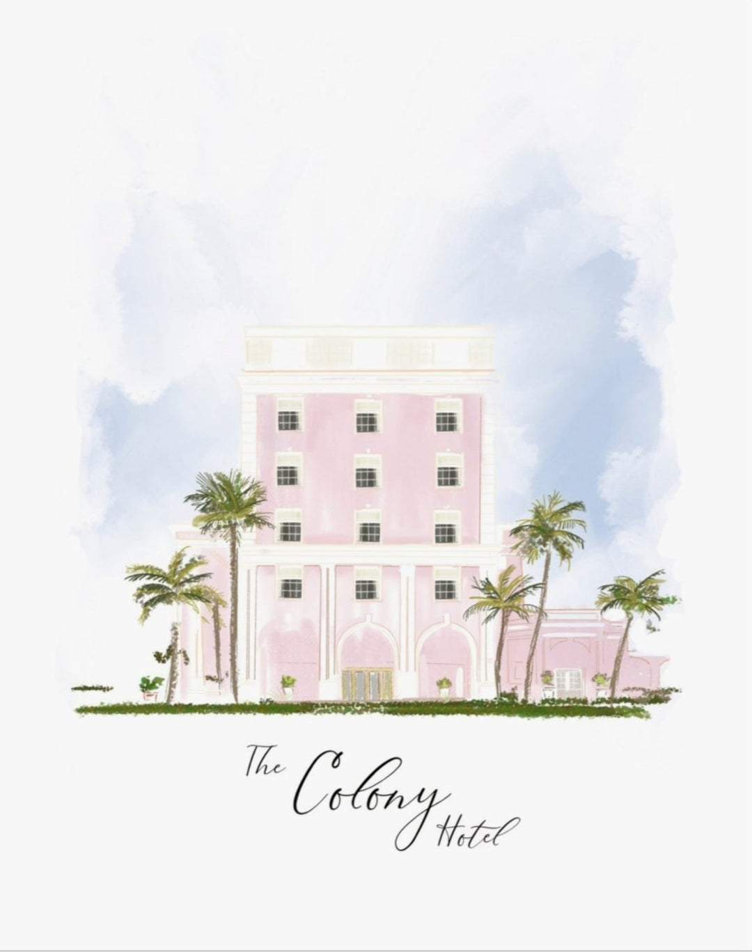 THE COLONY HOTEL - Art Print