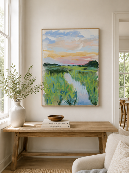 COASTAL MAGIC MARSH - Art Print