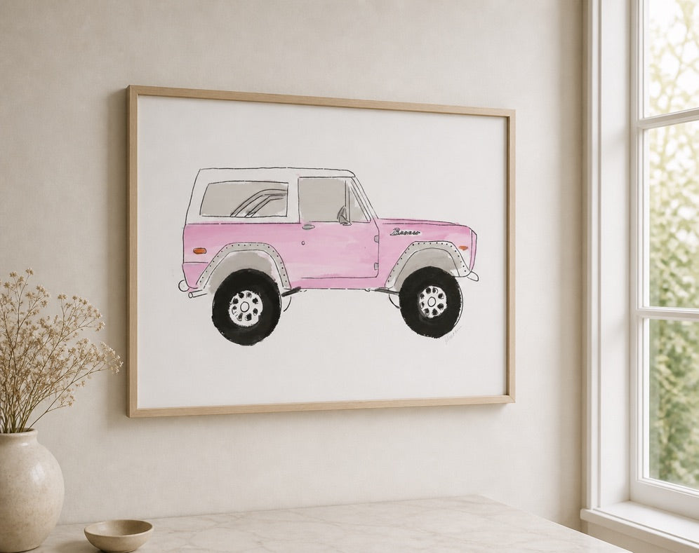BRONCO- Art Print