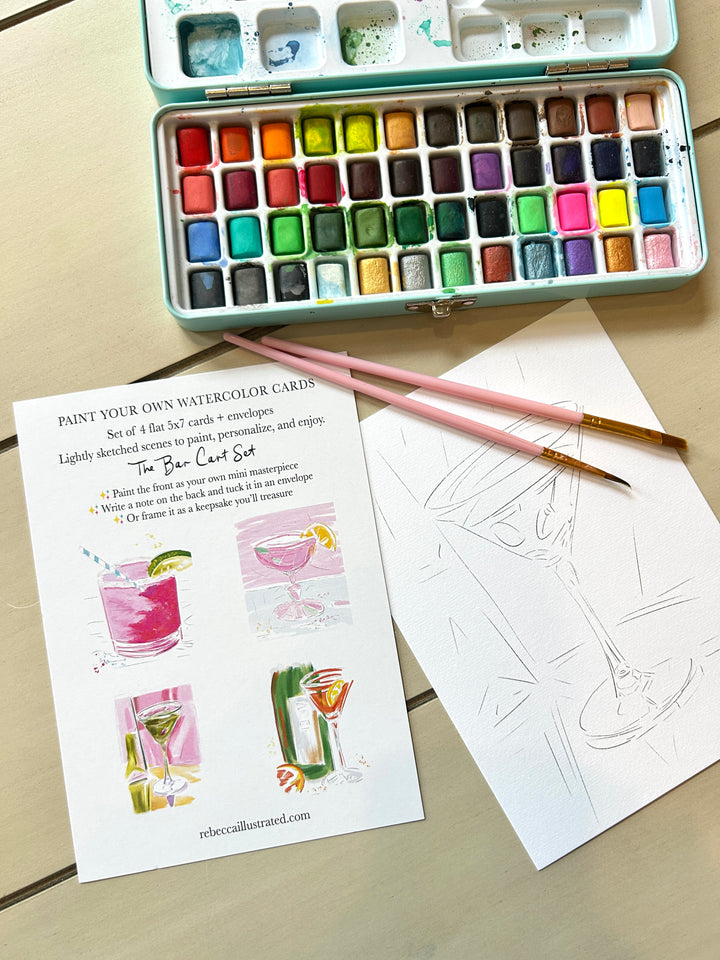 PAINT YOUR OWN:The Bar Cart Series