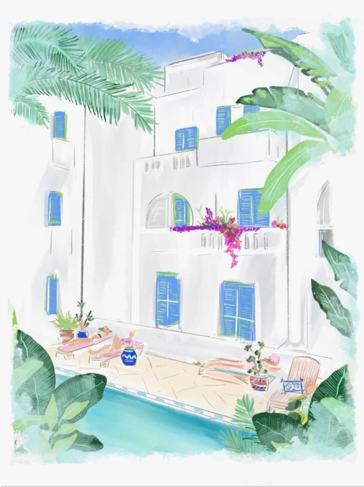 PAROS VIEW - Art Print