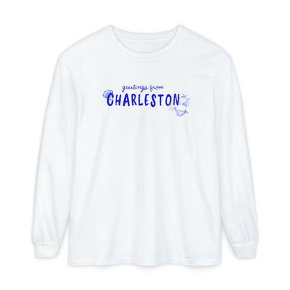 GREETINGS FROM CHARLESTON-Long Sleeve Tee