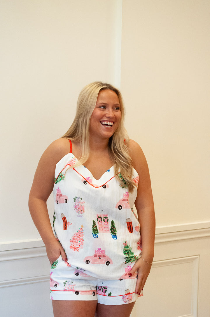 CHRISTMAS ELEMENTS - SHORT SET PJS