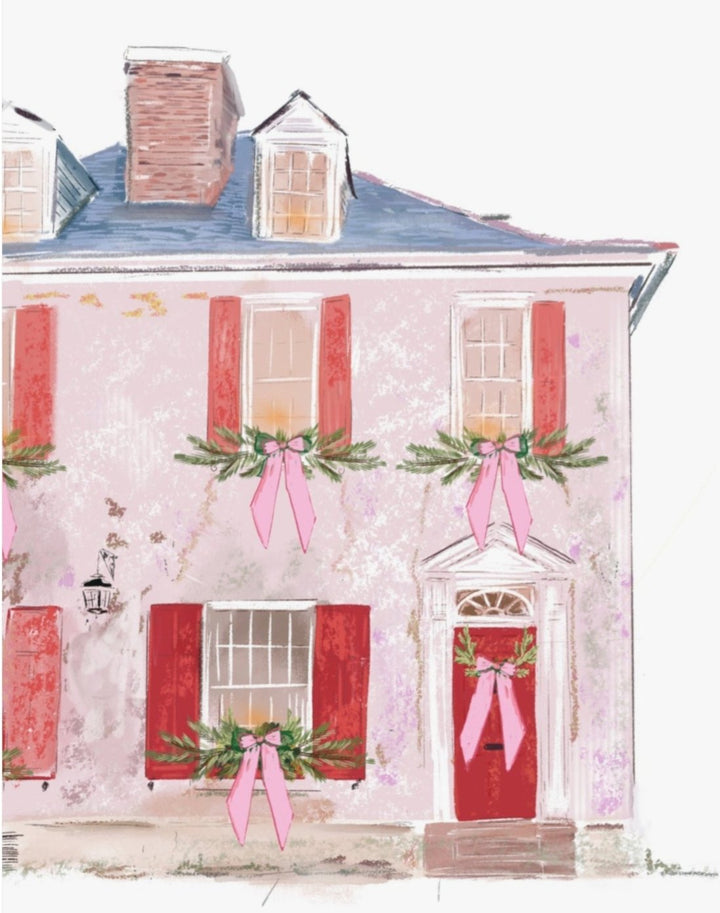 GREENS ON THE PIRATE HOUSE - Art Print