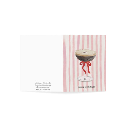 MAKING SPIRITS BRIGHT  - Note Card
