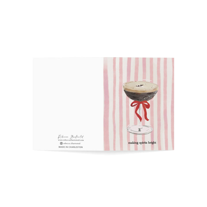 MAKING SPIRITS BRIGHT  - Note Card