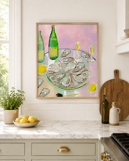 WINE & FOOD 26' (no words)-ART PRINT