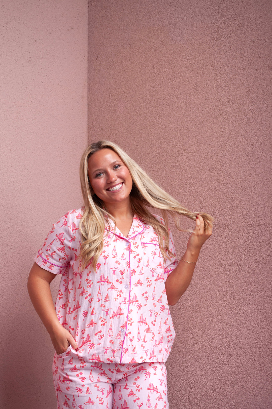 CHARLESTON TOILE - PANT SET PJS