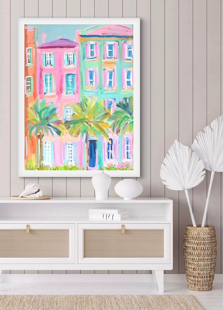 RAINBOW HOMES - Art Print