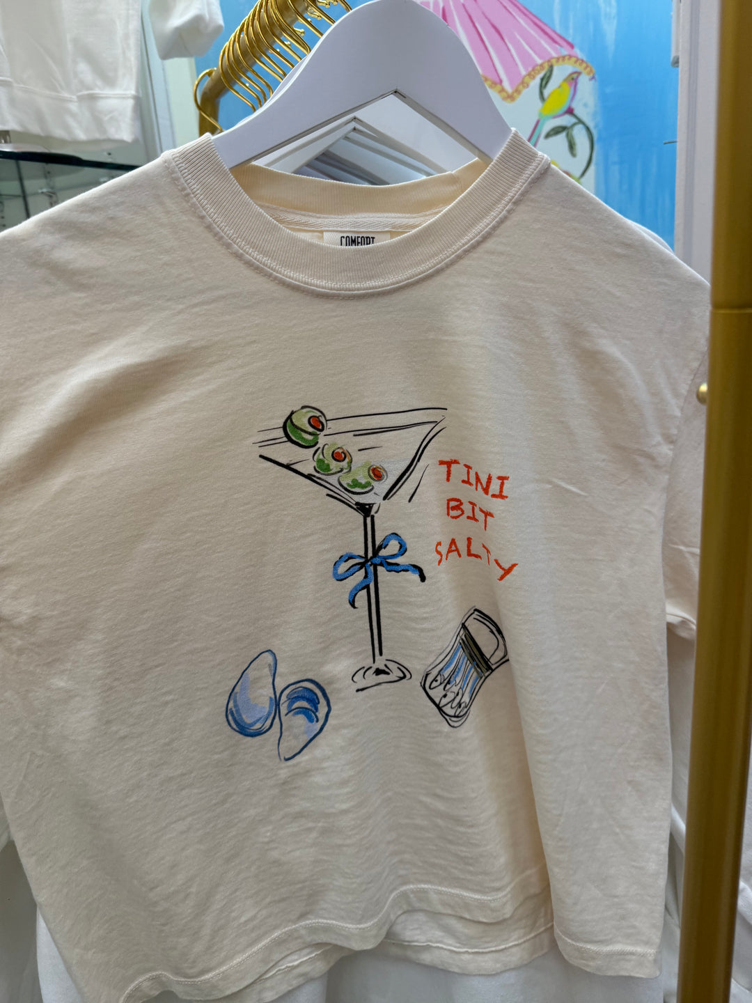 TINI BIT SALTY - Boxy Tee
