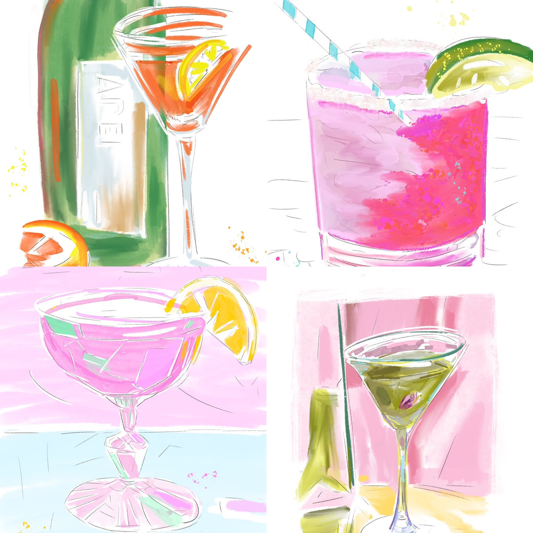 PAINT YOUR OWN:The Bar Cart Series