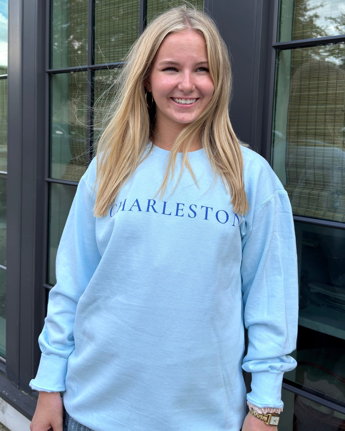 TWO TONED-CHARLESTON SKYLINE-Comfort Colors Crewneck