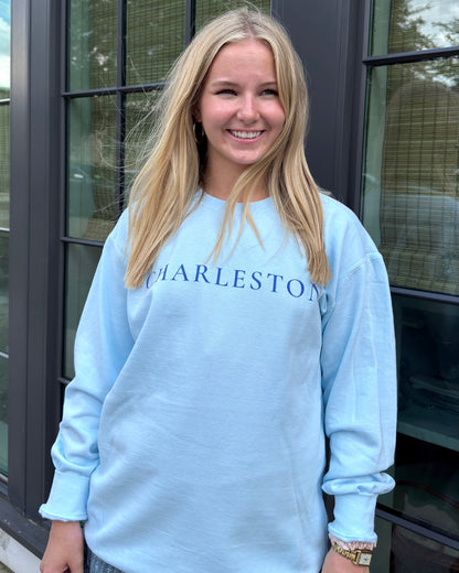 TWO TONED-CHARLESTON SKYLINE-Comfort Colors Crewneck