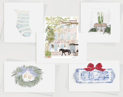 COASTAL STOCKING - Note Card