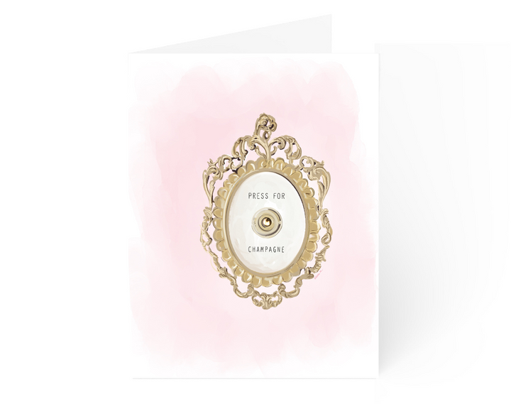 PRESS FOR CHAMPANGE - Note Card