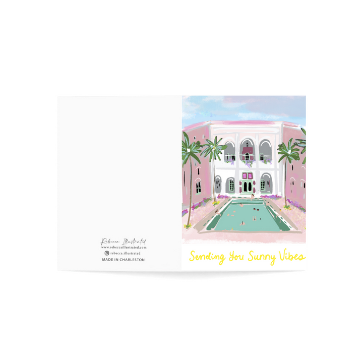 SUNNY VIBES - Note Card