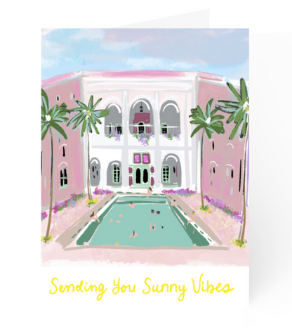 SUNNY VIBES - Note Card