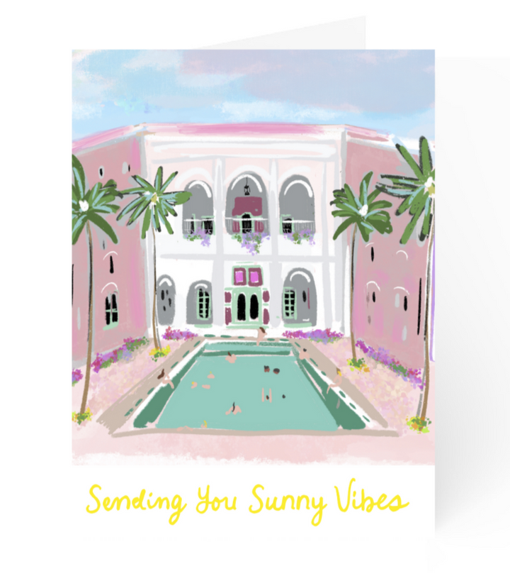 SUNNY VIBES - Note Card