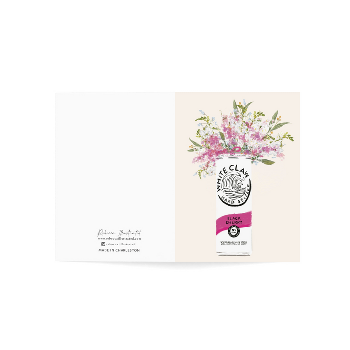 FLOWER DRINK - Note Card