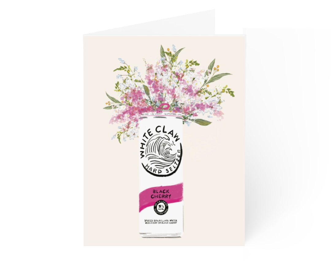 FLOWER DRINK - Note Card