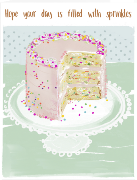 HOPE YOUR DAY IS FILLED WITH SPRINKLES - Note Card