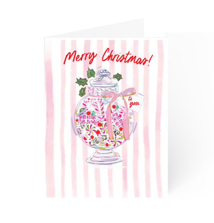 MERRY CHRISTMAS CANDY - Note Card