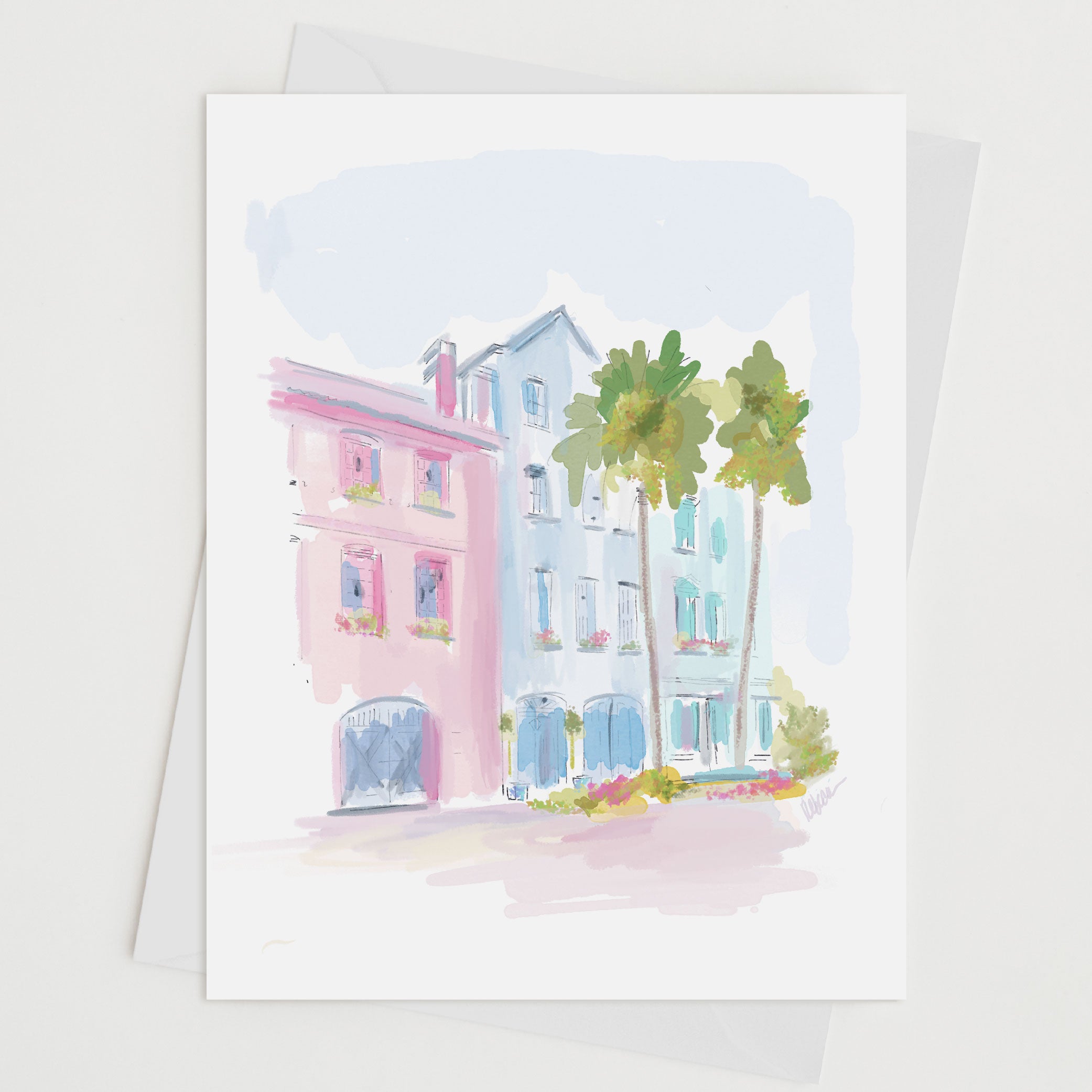 COASTAL CHARLESTON (SET OF 6) - Note Card